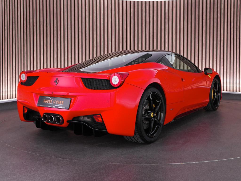 Ferrari 458 Italia 4.5 V8 |Rosso Scuderia|dealer onderhouden, Gebruikt, Bedrijf, 2 stoelen, Geïmporteerd