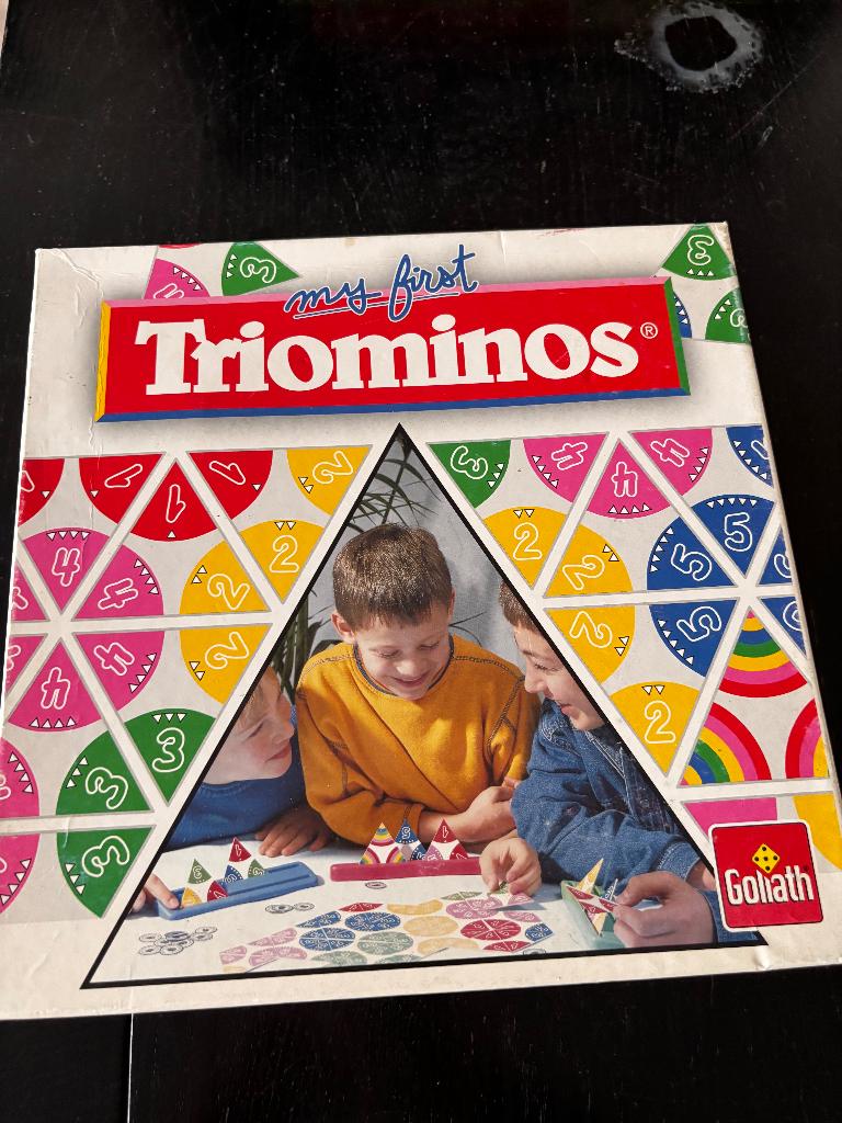 TrioMinos, Drie of vier spelers, Ophalen of Verzenden, Zo goed als nieuw