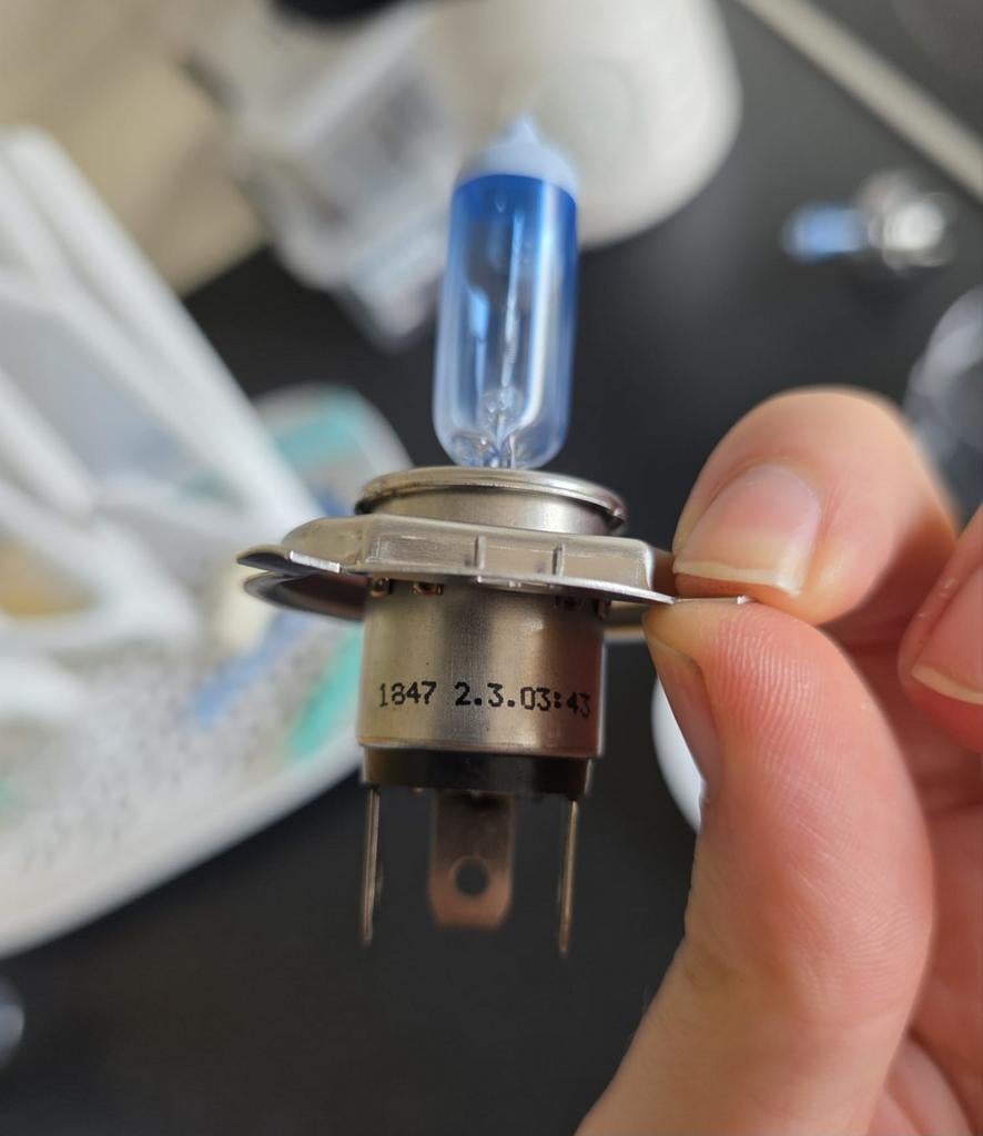 Philips H4 white vision koplampen, Ophalen of Verzenden, Gebruikt