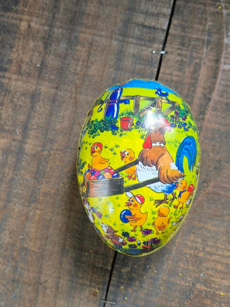 Oude candy container paasei, Ophalen of Verzenden