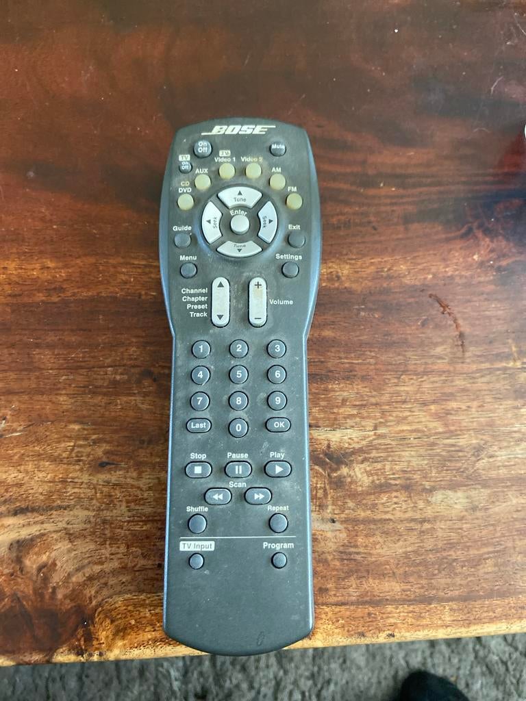 Bose 123 Afstandsbediening, Ophalen of Verzenden, Gebruikt, Origineel, Dvd