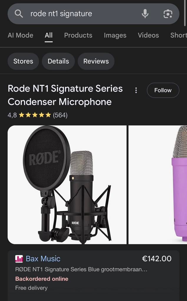 Rode NT1 Signature Series - Focusrite Scarlett Solo-Drumpad, Ophalen of Verzenden, Nieuw, Studiomicrofoon