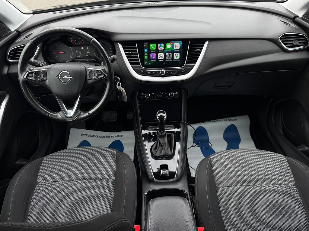 Opel Grandland X 1.2 Turbo Business Executive - AUTOMAAT - C, Gebruikt, 1199 cc, Zwart, Leder