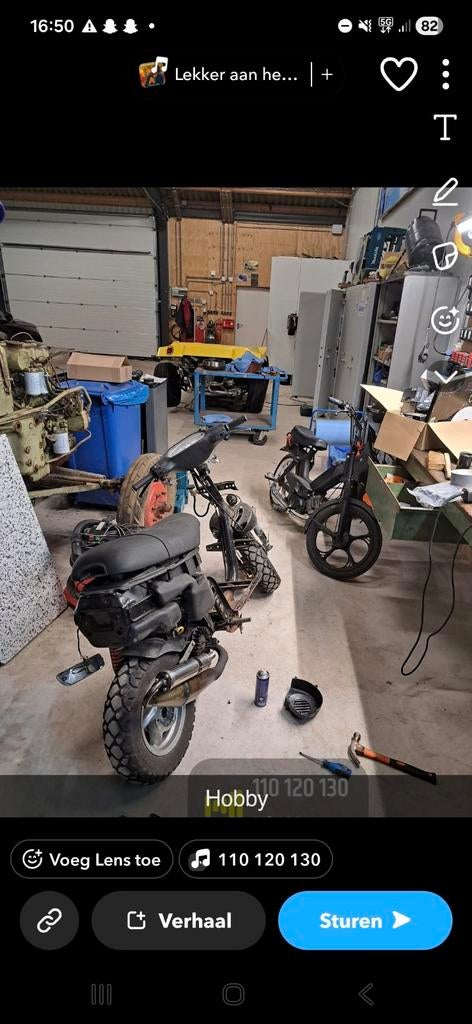 Gilera typhoon brom project, Ophalen, Tweetakt, Piaggio