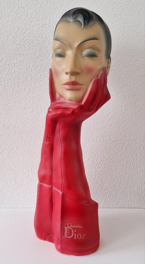 Vintage Christian Dior rode mannequin reclame display, 1960, Ophalen of Verzenden