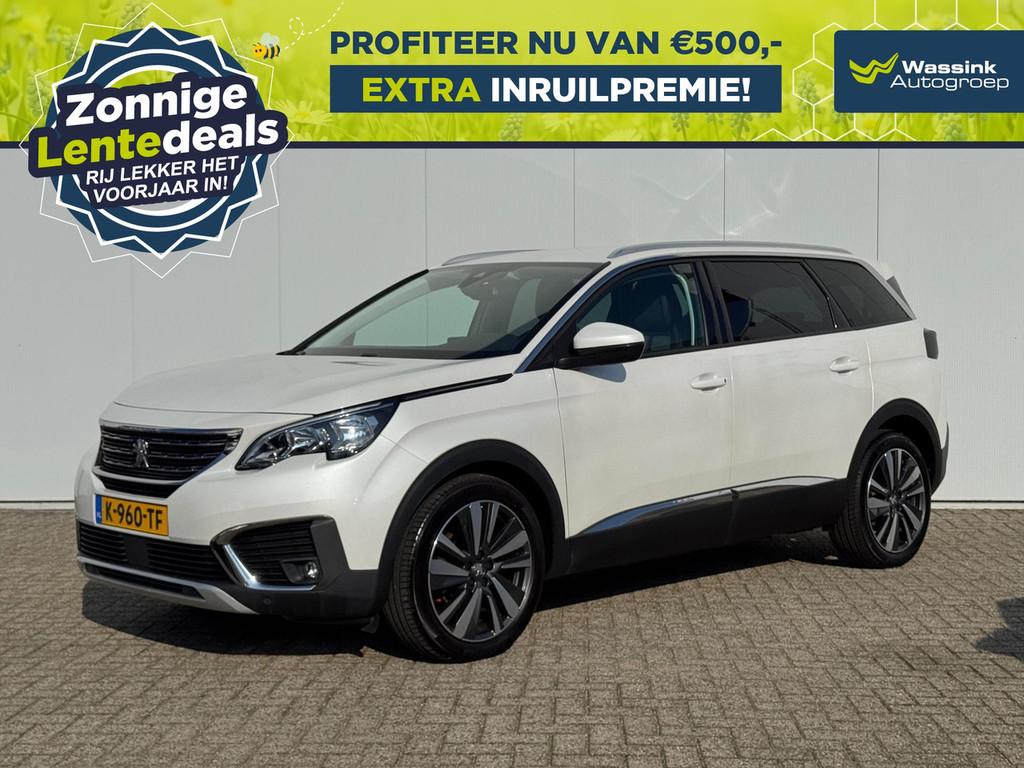 Peugeot 5008 1.2 Turbo 130pk Allure Avantage Automaat | LENT, Auto's, Gebruikt, 1199 cc, 7 stoelen, Wit