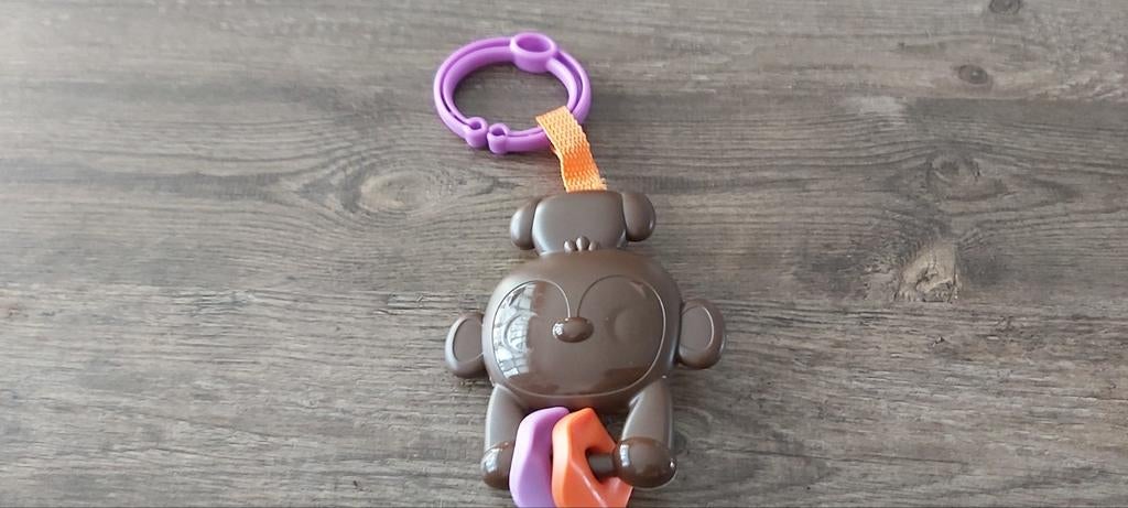 Aap rammelaar met ringen, Ophalen, Gebruikt, Rammelaar