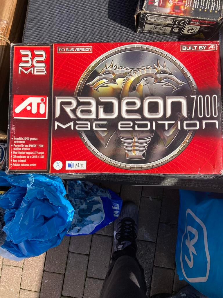 ATI Radeon 7000 Mac Edition 32 MB videokaart, Gebruikt, AMD, Overige soorten, PCI