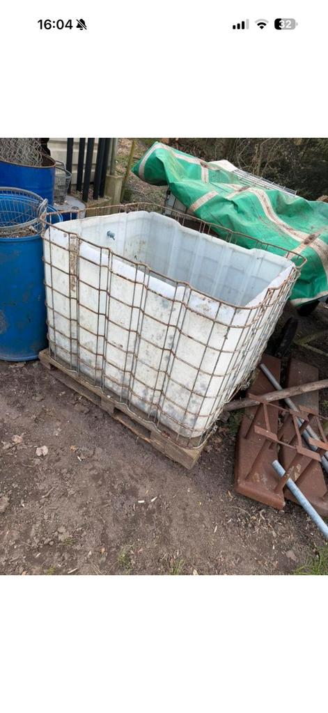 Ibc krat gratis, 100 cm of meer, 60 cm of meer, Ophalen of Verzenden, Zo goed als nieuw