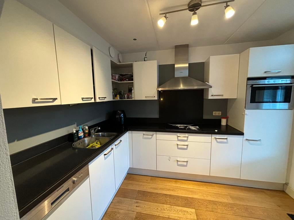 Keuken, Ophalen, Gebruikt, Wit, Hoekkeuken