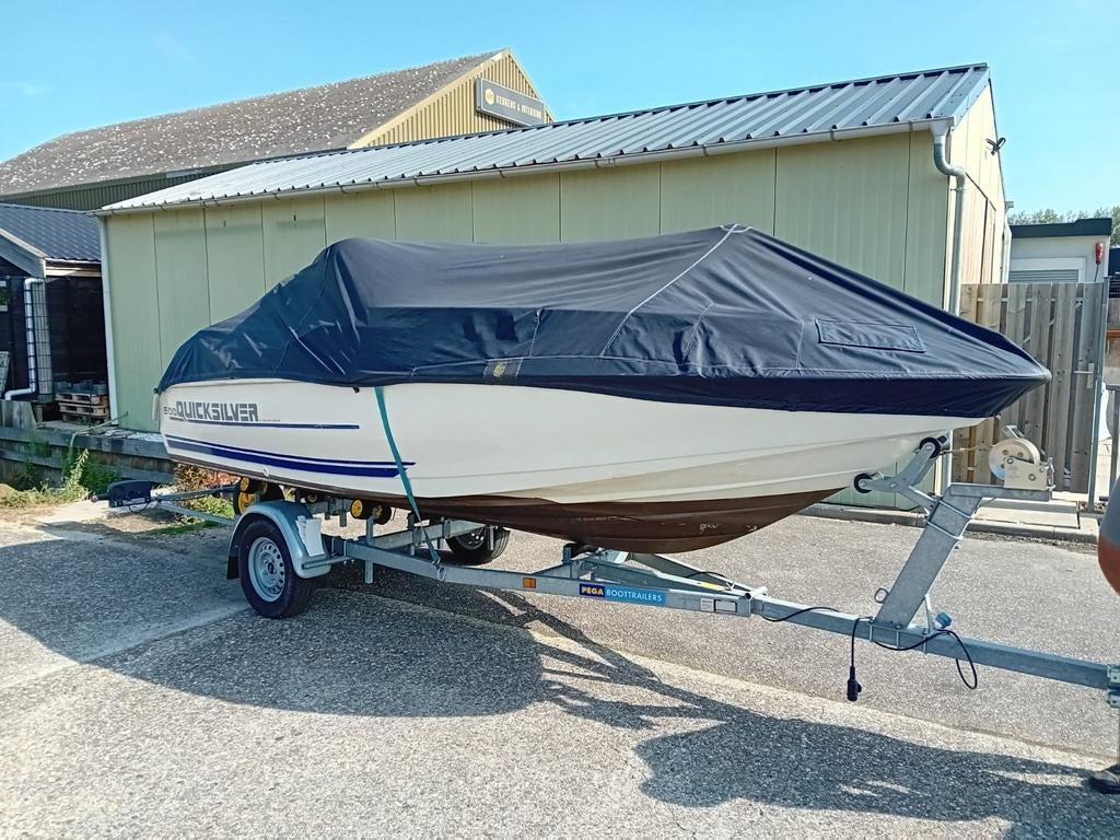 Motorboot Quicksilver 500, Ophalen, 10 tot 30 pk, Gebruikt, Tot 6 meter