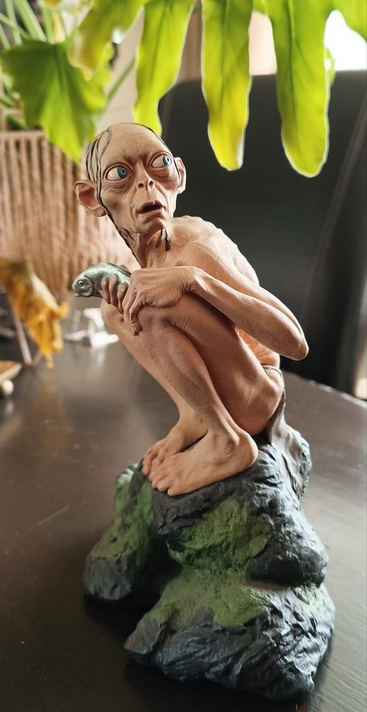 Lord of the Rings Smeagol Gollum Weta, Ophalen of Verzenden, Zo goed als nieuw, Beeldje of Buste