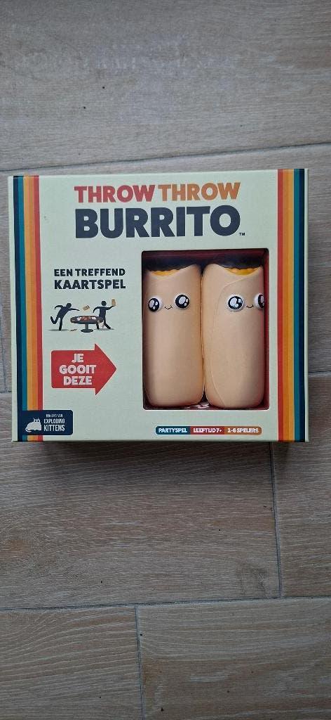 Spel Throw, throw Burrito, Vijf spelers of meer, Ophalen of Verzenden, Zo goed als nieuw, Exploding Kittens