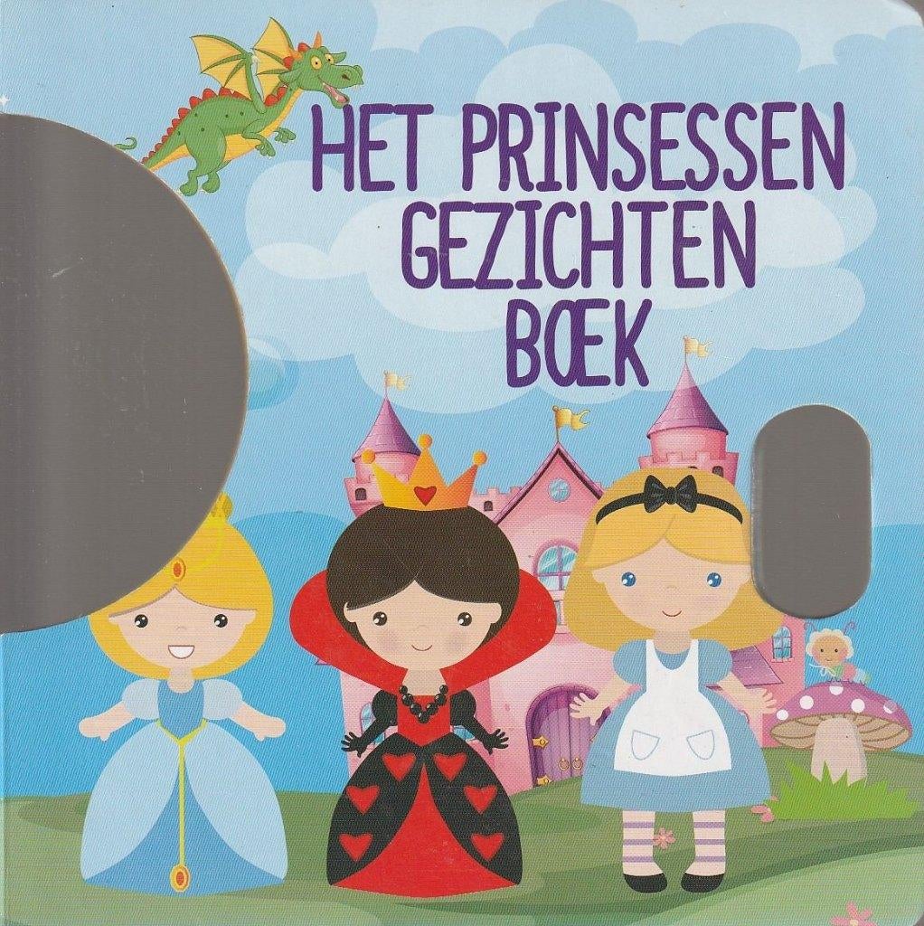 Het Prinsessen Gezichten Boek, Ophalen of Verzenden, Zo goed als nieuw, Jongen of Meisje, Fictie algemeen