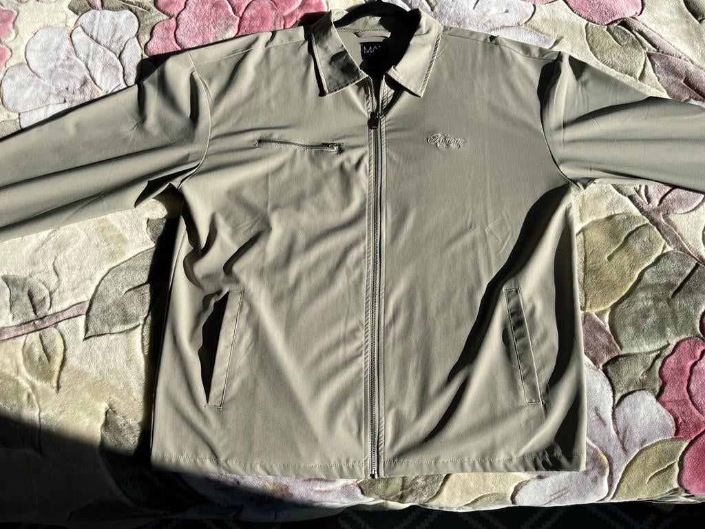 Harrington Jacket, Verzenden, Nieuw, Maat 56/58 (XL), Beige