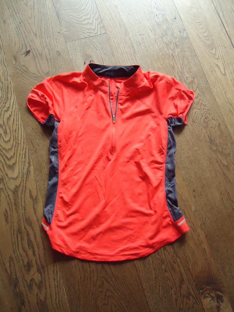 z.g.a.n. rood Nike dry fit (fiets) shirt M, Kleding | Dames, Sportkleding, Maat 38/40 (M), Nike, Ophalen of Verzenden, Zo goed als nieuw