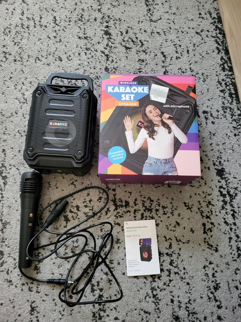 Karaoke Set Speaker voor Kinderen en Volwassenen, Ophalen of Verzenden