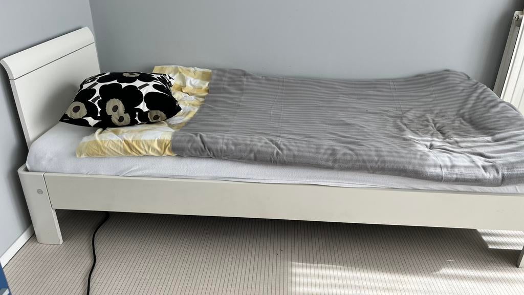 Auping auronde 90x210 wit, Ophalen, Gebruikt, 90 cm, Eenpersoons