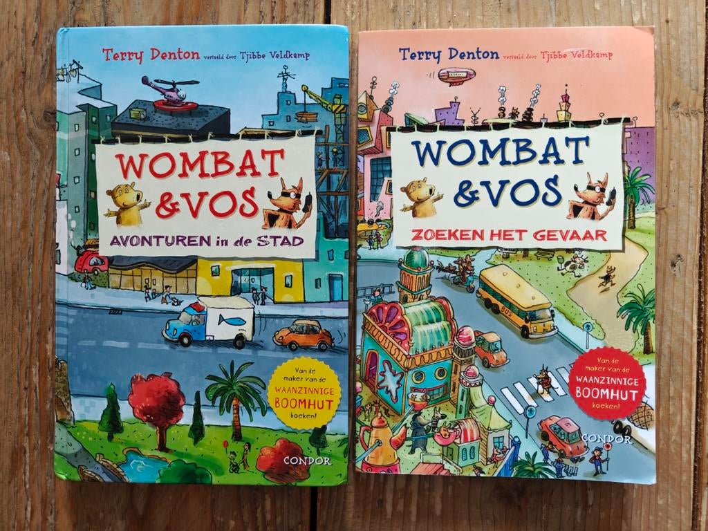 2 Delen van: Wombat en Vos., Ophalen of Verzenden, Zo goed als nieuw, Fictie algemeen