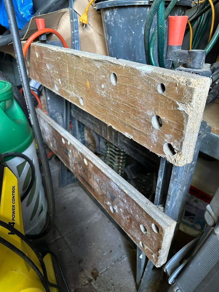 Workmate Black en Decker, Doe-het-zelf en Verbouw, Werkbanken, Ophalen, Gebruikt, Inklapbaar