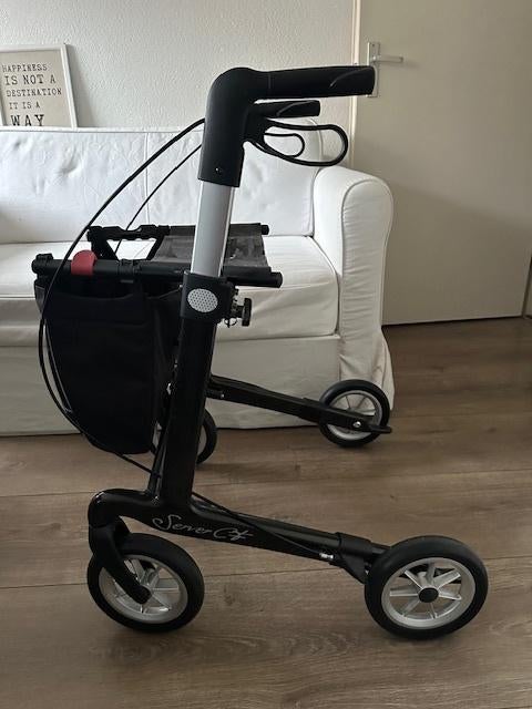 Server CF lichtgewicht Carbon rollator, Ophalen of Verzenden, Opvouwbaar, Gebruikt