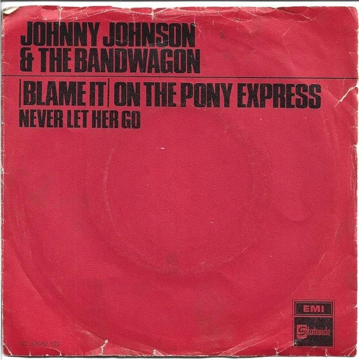 Johnny Johnson & the Bandwagon - Blame it uit 1970, Gebruikt, Verzenden, 7 inch, Single