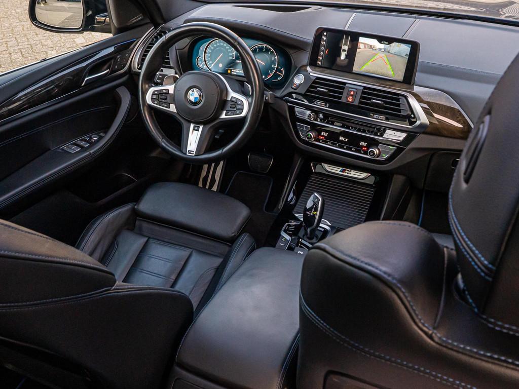 BMW X3 M40i xDrive High Executive Pano HUD HK Keyless, Auto's, BMW, Automaat, Gebruikt, Euro 6, Blauw