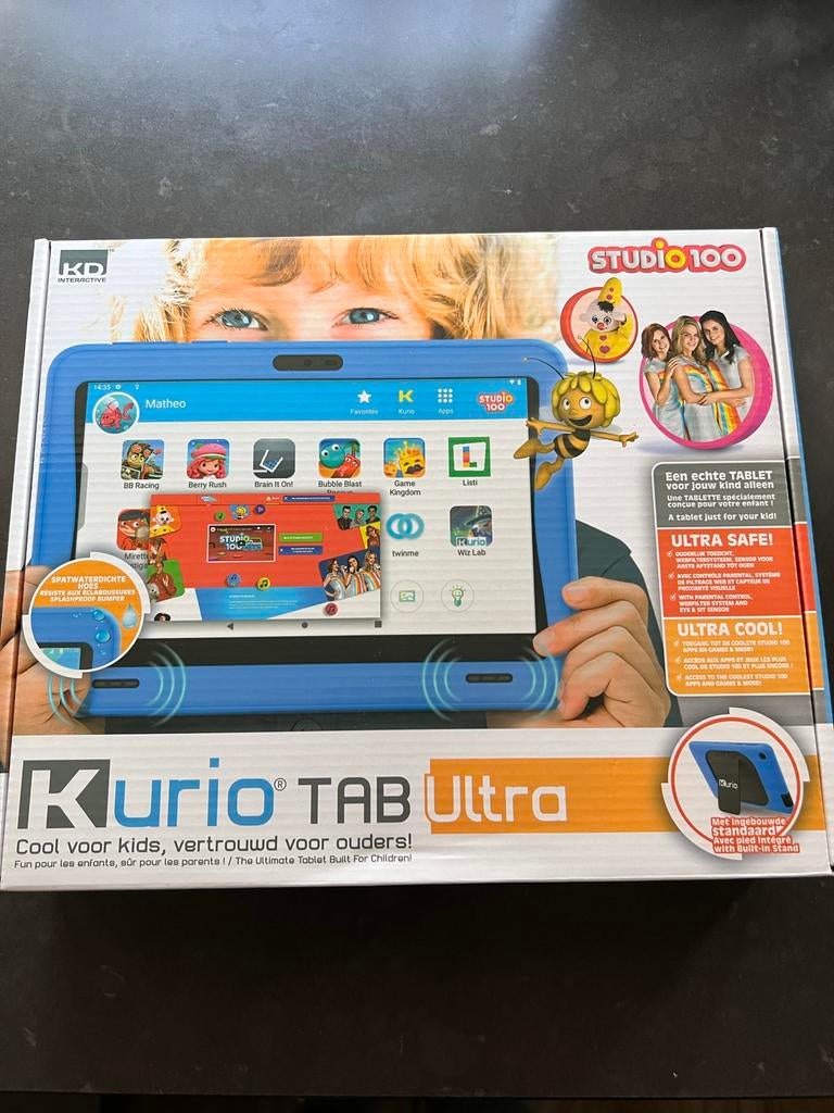 Kurio Tab Ultra - Kindertablet met Studio 100, Ophalen, Zo goed als nieuw, Wi-Fi, Uitbreidbaar geheugen