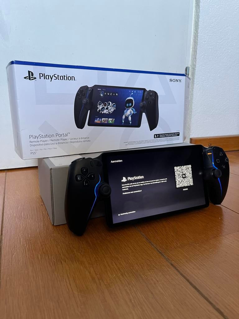 PlayStation Portal Remote Player Zwart, Ophalen of Verzenden, Zo goed als nieuw, Playstation 5 Digital