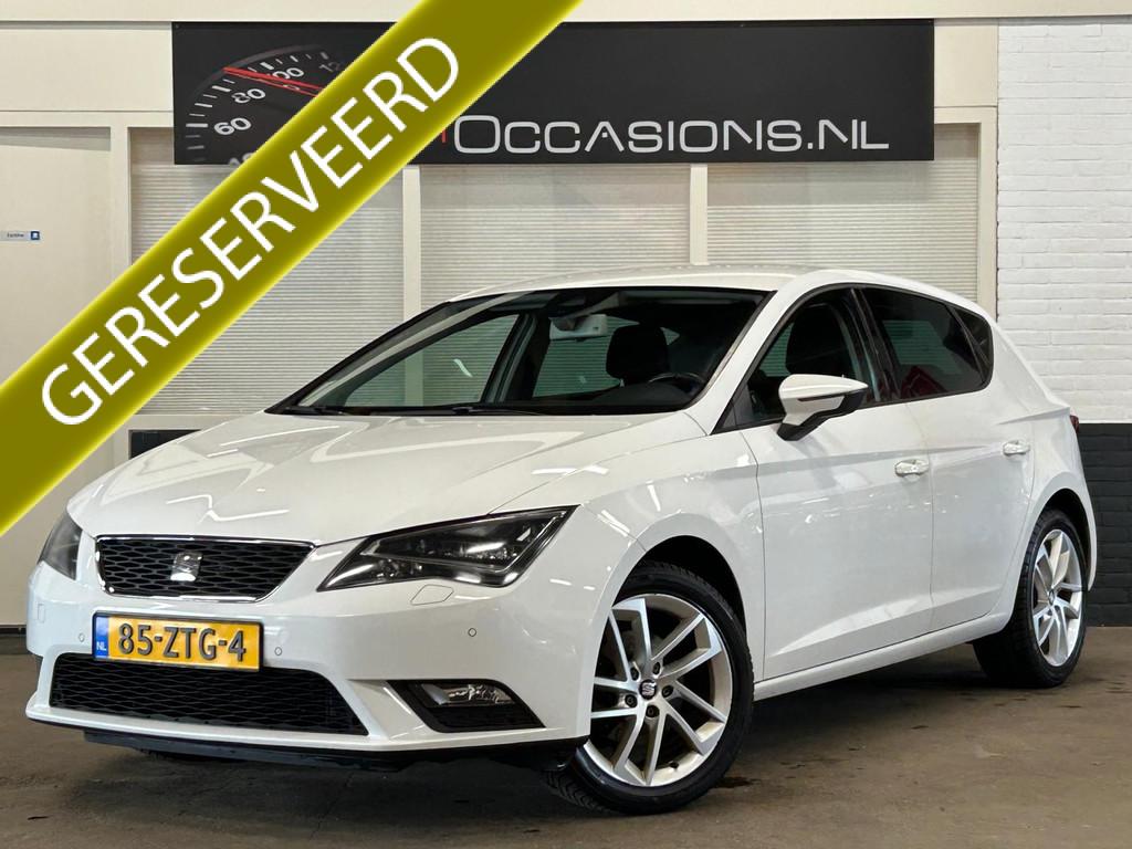 SEAT Leon 1.4 TSI Style + NAVI (bj 2013), Voorwielaandrijving, Euro 5, Gebruikt, Zwart