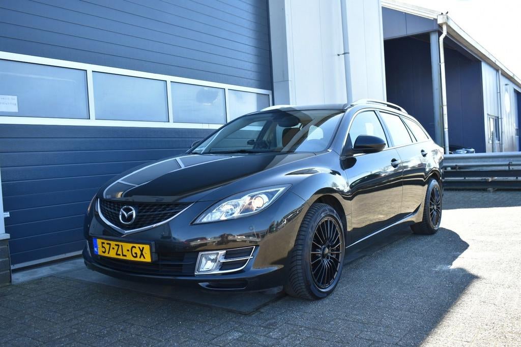 Mazda 6 Sportbreak 2.0 S-VT Business Plus Automaat, Auto's, Gebruikt, 4 cilinders, 6 sportbreak, Zwart