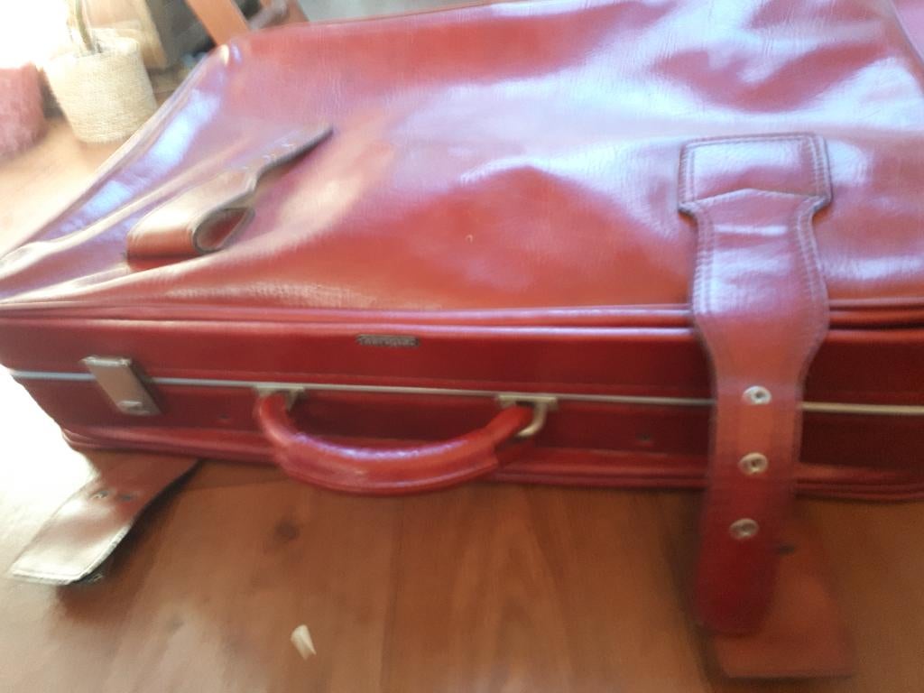 Vintage Koffer, Gebruikt, 45 tot 55 cm, Zacht kunststof, Ophalen