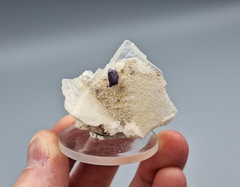 Bariet, Fluriet - Blanchard Mine, Bingham, New Mexico, USA, Ophalen of Verzenden, Mineraal