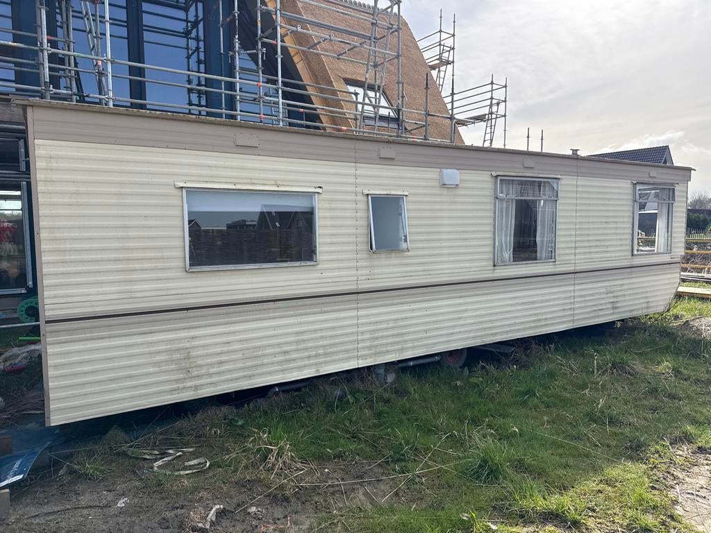 Sunseeker Rhodos stacaravan 7m stapelbed eigen sanitair, Caravans en Kamperen, Stacaravans, Tot en met 4