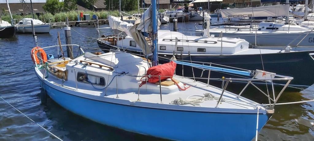 Zeilboot Victoire 22 compleet met zeilen en buitenboordmotor, Ophalen of Verzenden, Gebruikt