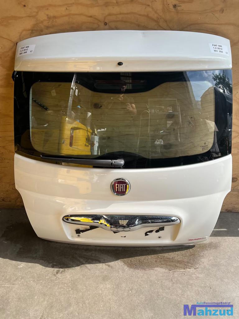 FIAT 500 wit 268 achterklep 2007+, Auto-onderdelen, Gebruikt, Deur, Stellantis Europe S.p.A., Ophalen of Verzenden
