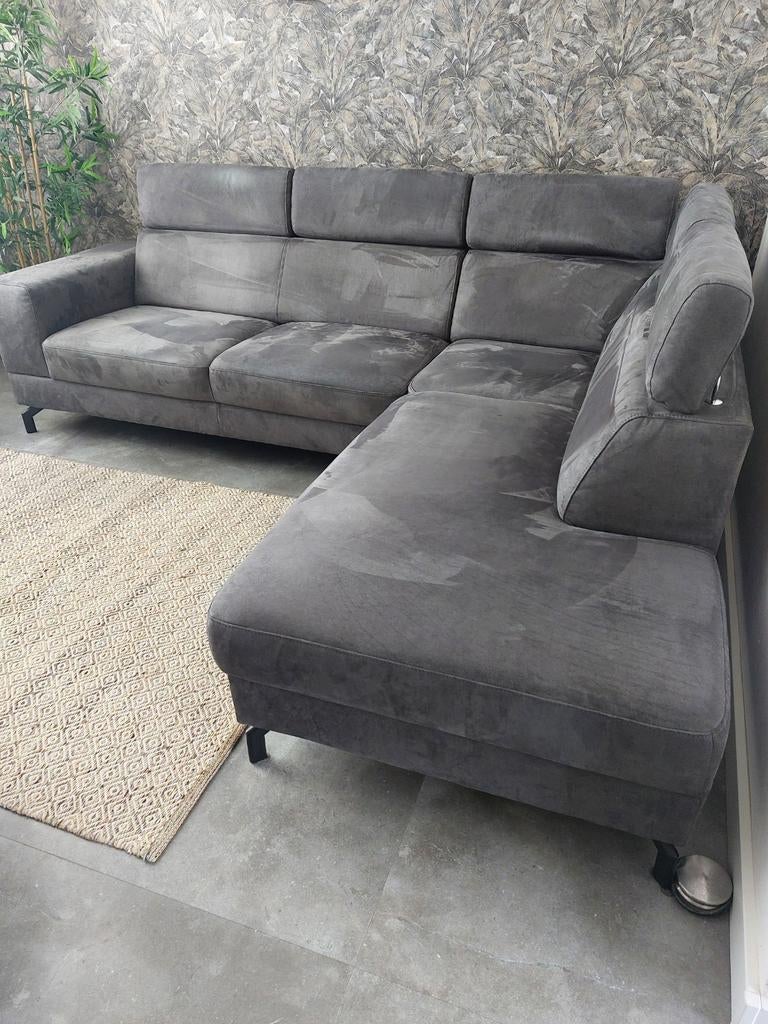 Te koop hoekbank van montel., Ophalen, Gebruikt, Overige materialen, Moderne hoekbank