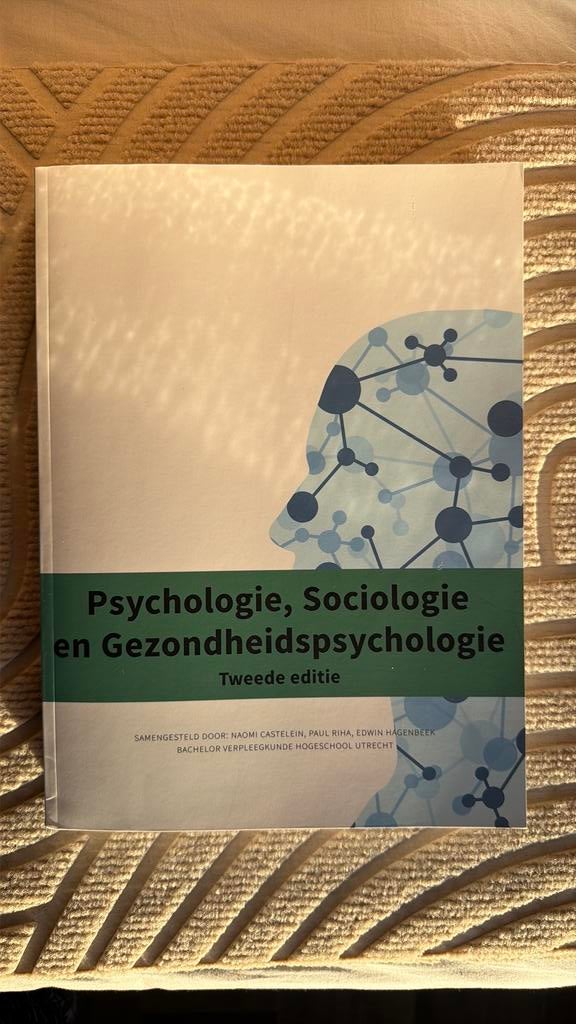 Psychologie,sociologie en gezondheidspsychologie, 2de editie, Boeken, Studieboeken en Cursussen, Ophalen, Alpha, Zo goed als nieuw