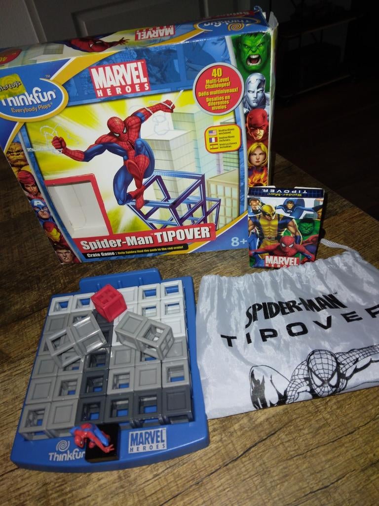 Thinkfun  spiderman  tipover, Hobby en Vrije tijd, Gezelschapsspellen | Bordspellen, Ophalen of Verzenden