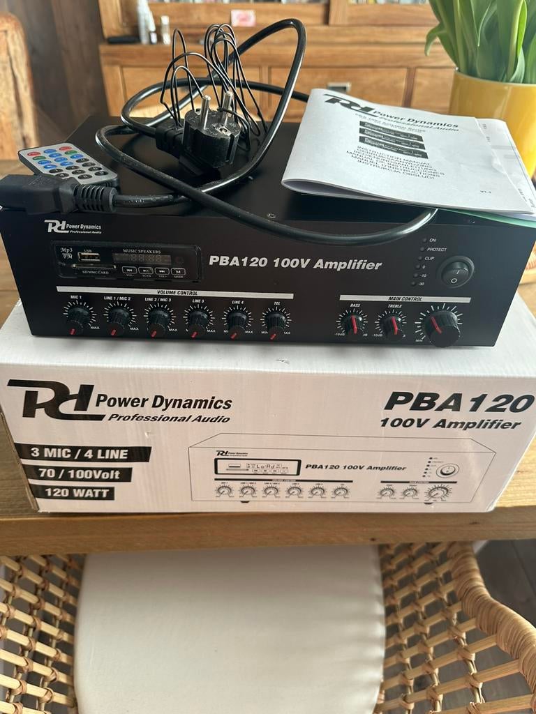 Versterker/amplifier power dynamics, Audio, Tv en Foto, Versterkers en Receivers, Overige merken, Overige systemen, Nieuw, Ophalen of Verzenden