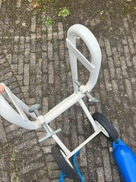 Boot karretje (voor rubber boot of zodiac), Ophalen, Gebruikt