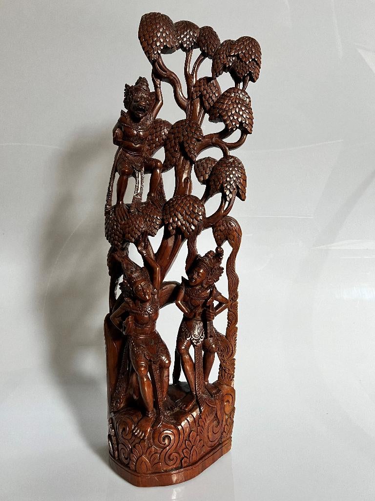 Houtsnijwerk Bali, Antiek en Kunst, Ophalen of Verzenden