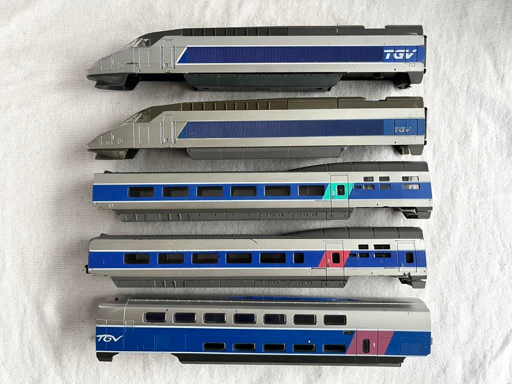 TGV kappen Jouef, Hobby en Vrije tijd, Modeltreinen | H0, Gelijkstroom, Jouef, Ophalen of Verzenden, Gebruikt