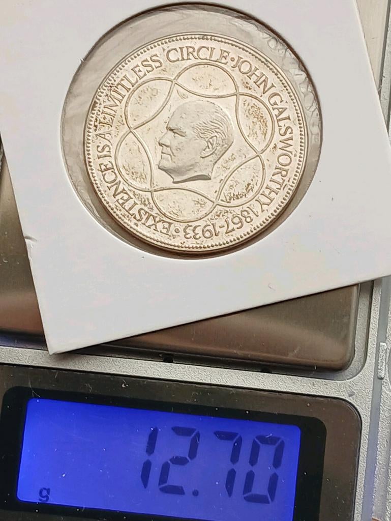 The Forsyte Saga 1867–1933 John Galsworthy Oude Munt zilver, Ophalen of Verzenden, Zilver