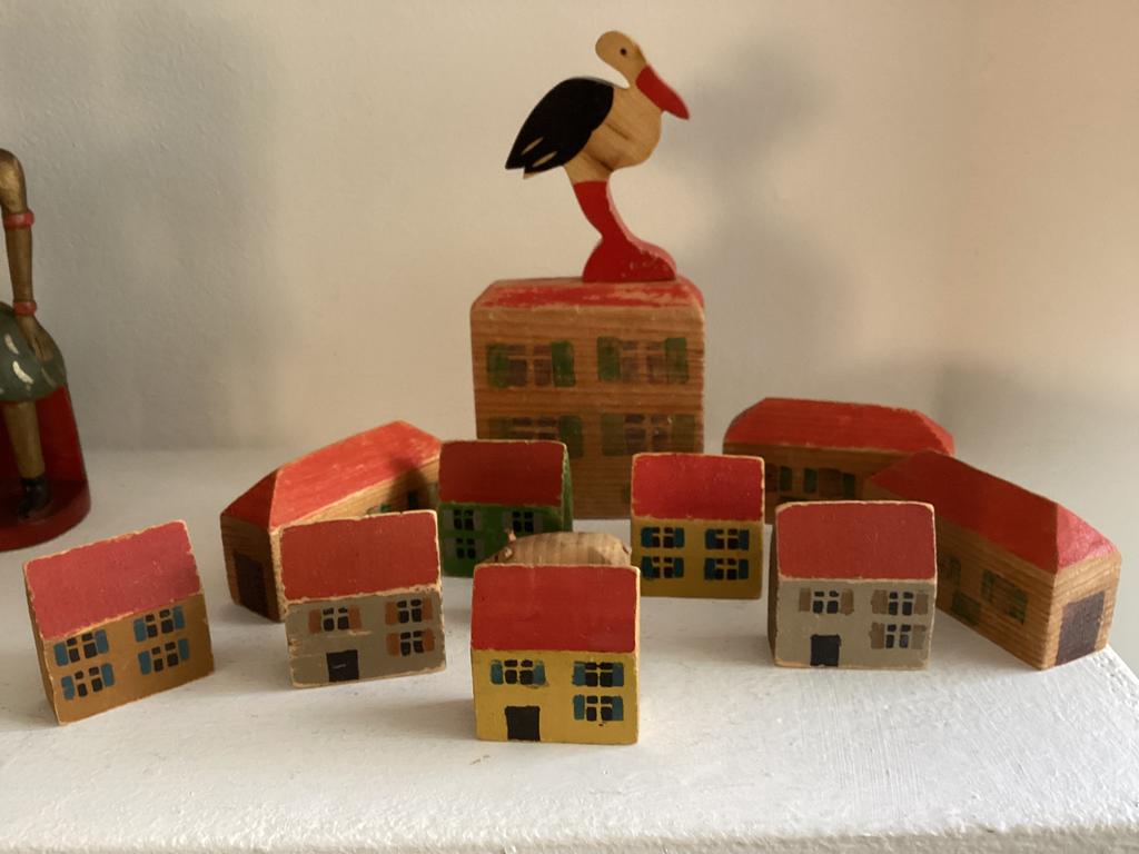 Antieke huisjes Ertsgebergte, Ophalen of Verzenden