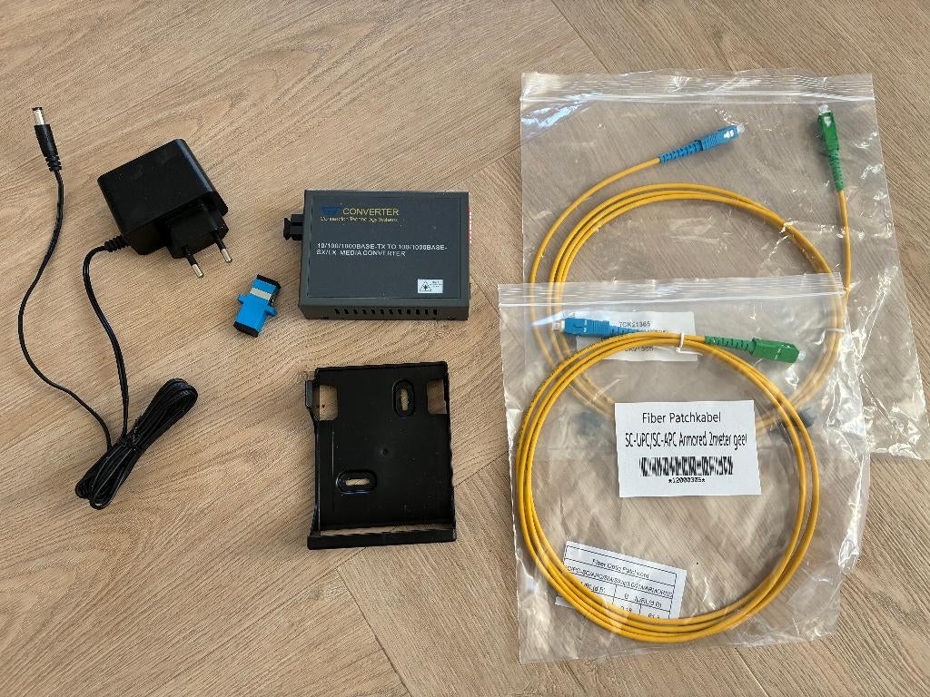 Media Converter glasvezel, Ophalen of Verzenden, Zo goed als nieuw