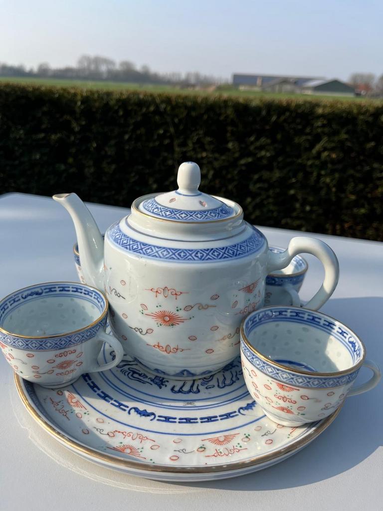 Chinees Porselein Theeservies, Antiek en Kunst, Ophalen