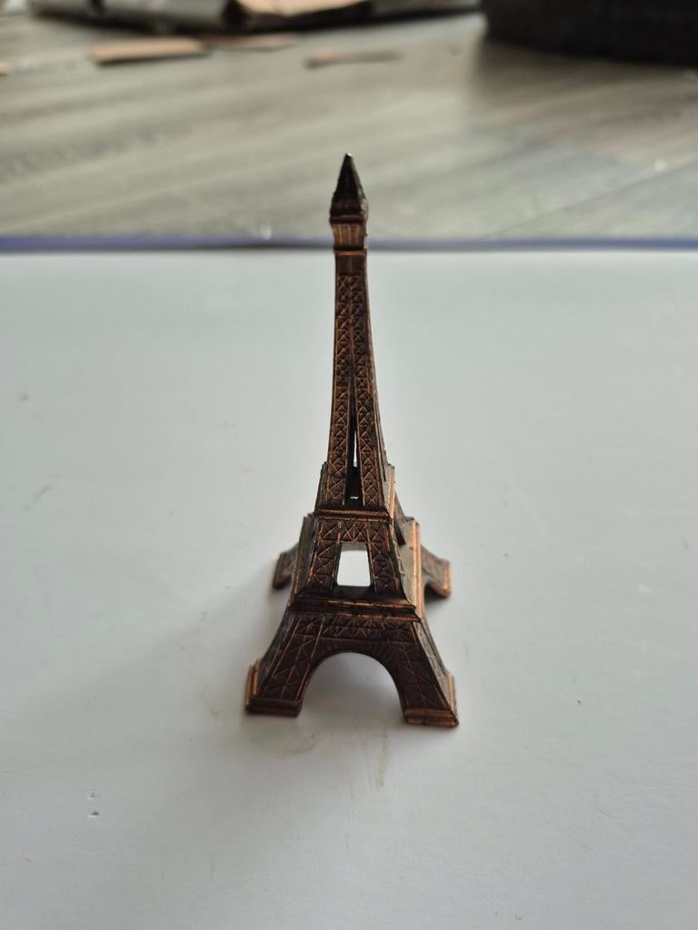 Eiffeltoren miniatuur - 15 cm hoog, Ophalen of Verzenden, Zo goed als nieuw