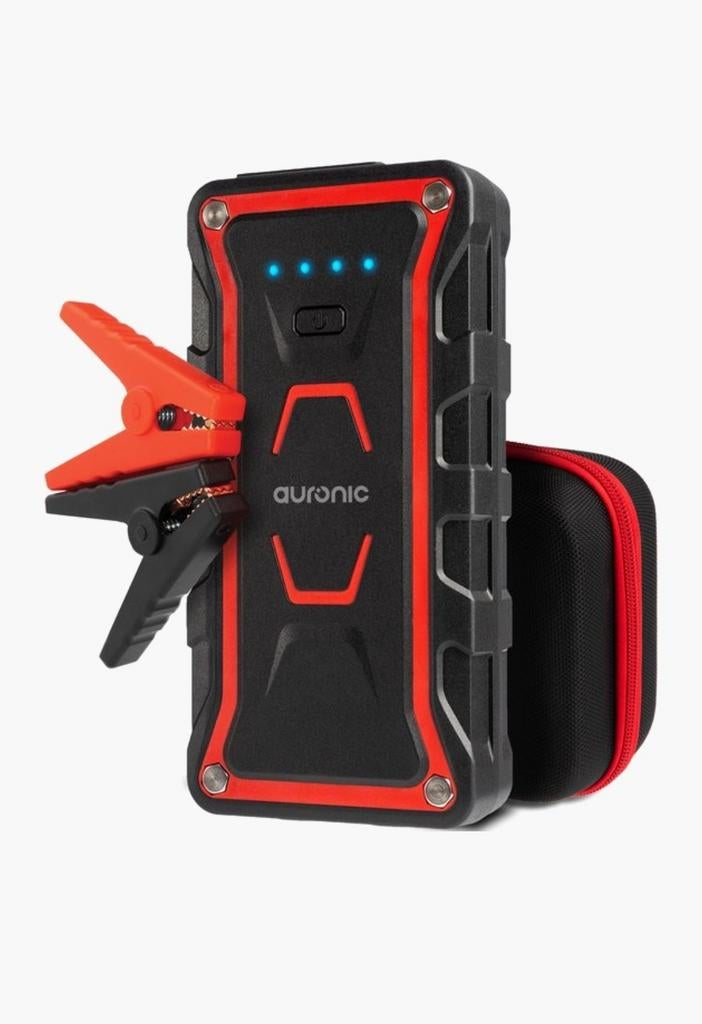 Auronic 12V Jumpstarter- 4 in 1 starthulp inc tas rood/zwart, Akbulut.connect@outlook.com, BMW, Nieuw, Ophalen of Verzenden