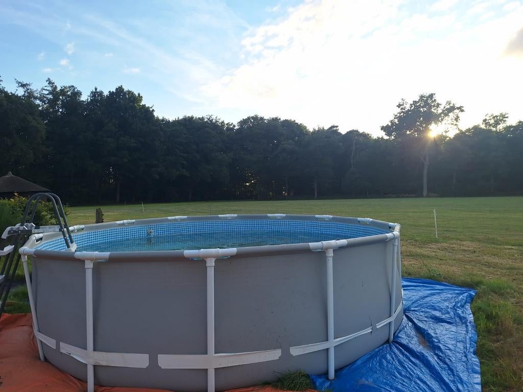 Intex zwembad, Ophalen, Gebruikt, 80 tot 120 cm, Rond